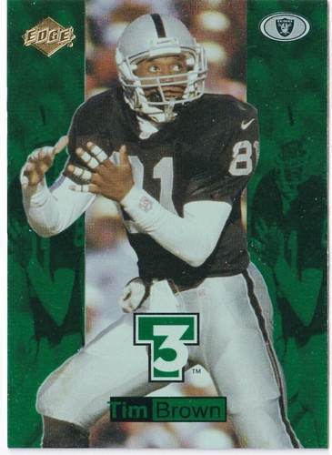 TIM BROWN - 1999 Leaf Rookies & Stars Ticket Masters #TM23 + 2 autres (lot de 3 cartes) - Photo 6 sur 6