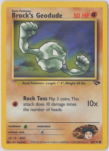 Juego de Tarjetas Coleccionables Oficiales de Pokémon Todas las Raras Poco Comunes HÉROES DE GIMNASIO /132 - Imagen 22 de 59