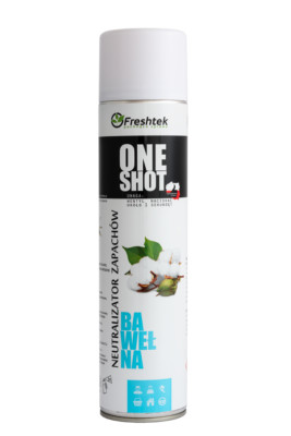 One Shot Geruchsneutralisierer, Lufterfrischer, Duft, Freshtek Baumwolle 600ml