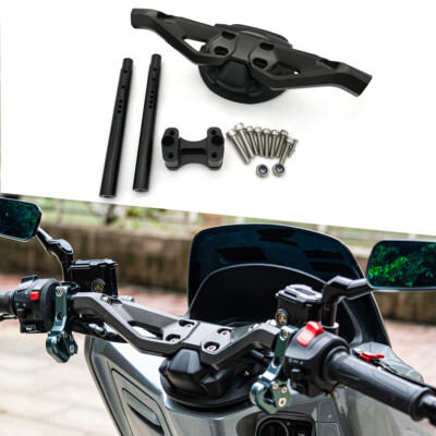 For HAOJUE UHR150 Adjustable Aluminium Racing Fork Tube Clip Ons Handlebar