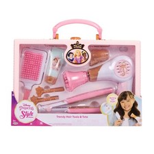 Disney Princess Style Collection Beauty Hair Tote Pretend Play Hair Tools Set