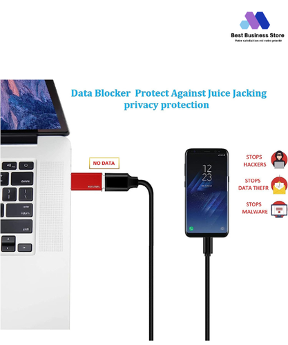 4 Bloqueurs Données USB-C Data Blocker Super Charge iOS Android Anti Piraterie R - Photo 6 sur 7