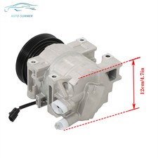 AC Compressor Clutch Kit For 2007-2012 Nissan Altima & Sentra 2.5L - 6-Groove Pulley, Replacement Part #746919