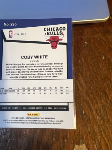 Coby White 2019 NBA Hoops Premium Stock Tribute Box Set Pulsar Prizm Rookie RC - Picture 5 of 6