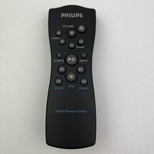 Genuine Phillips Digital Remote Control RCC33104/01 Black Tested and Works