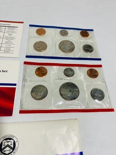 1987 Uncirculated Coin Set From The United States Mint With D And P Mint Marks - Picture 3 of 14