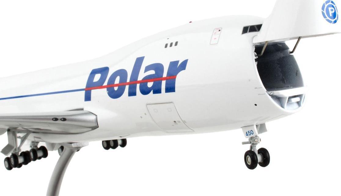 Polar　ポーラ航空　B747-400F　貨物機　模型1/200 Boeing 747-400F Commercial Aircraft Polar Air Cargo White
