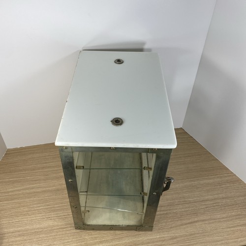 Antique 1930s ANTISEPTIC STERILIZER Cabinet w/Glass Shelves by Emil J Paidar Co - Picture 14 of 14
