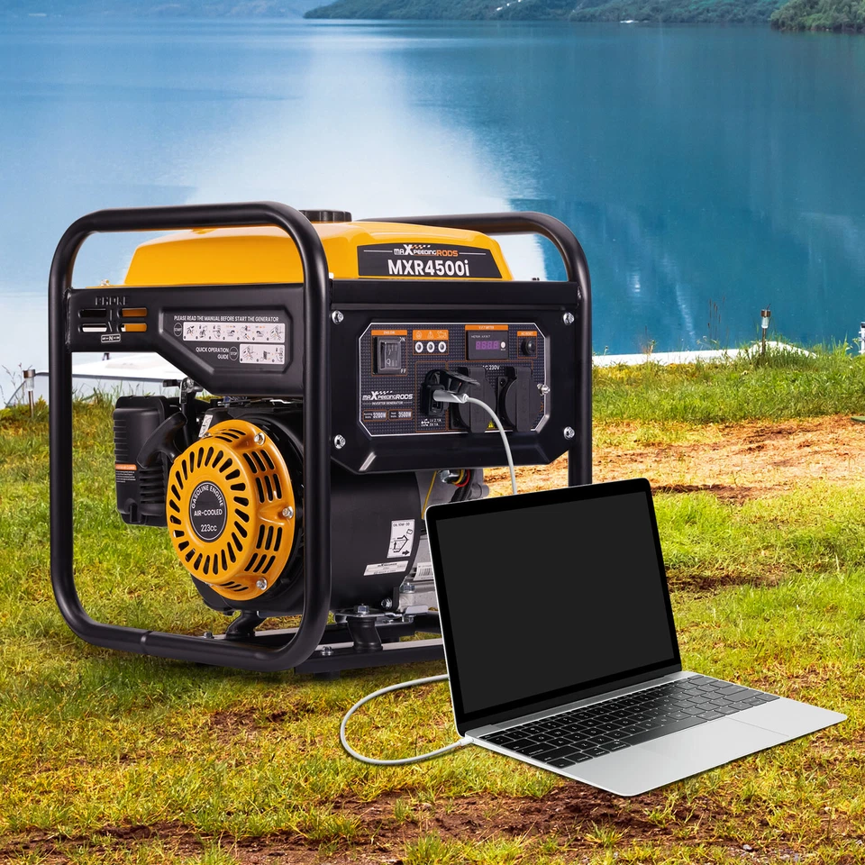 groupe electrogene silencieux à l'essence 3,5KW 4 temps générateur Inverter - Immagine 2 di 4