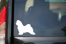 MALTESE Vinyl Sticker - The Lion Dog Puppy Maltapoo Adopt Rescue - Die Cut Decal