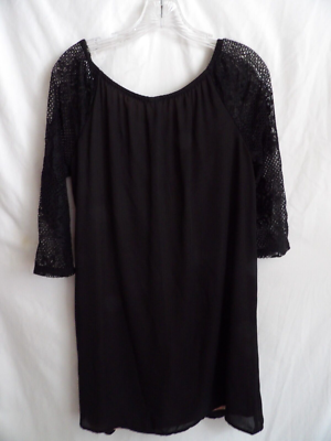 Charlotte Russe Dress Black Lace Dress Lined Small NWT | eBay