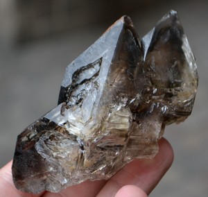 Big-Twin-Smoky-Skeletal-Quartz-Elestial-Windows-Fenster-from-Brazil-AAA