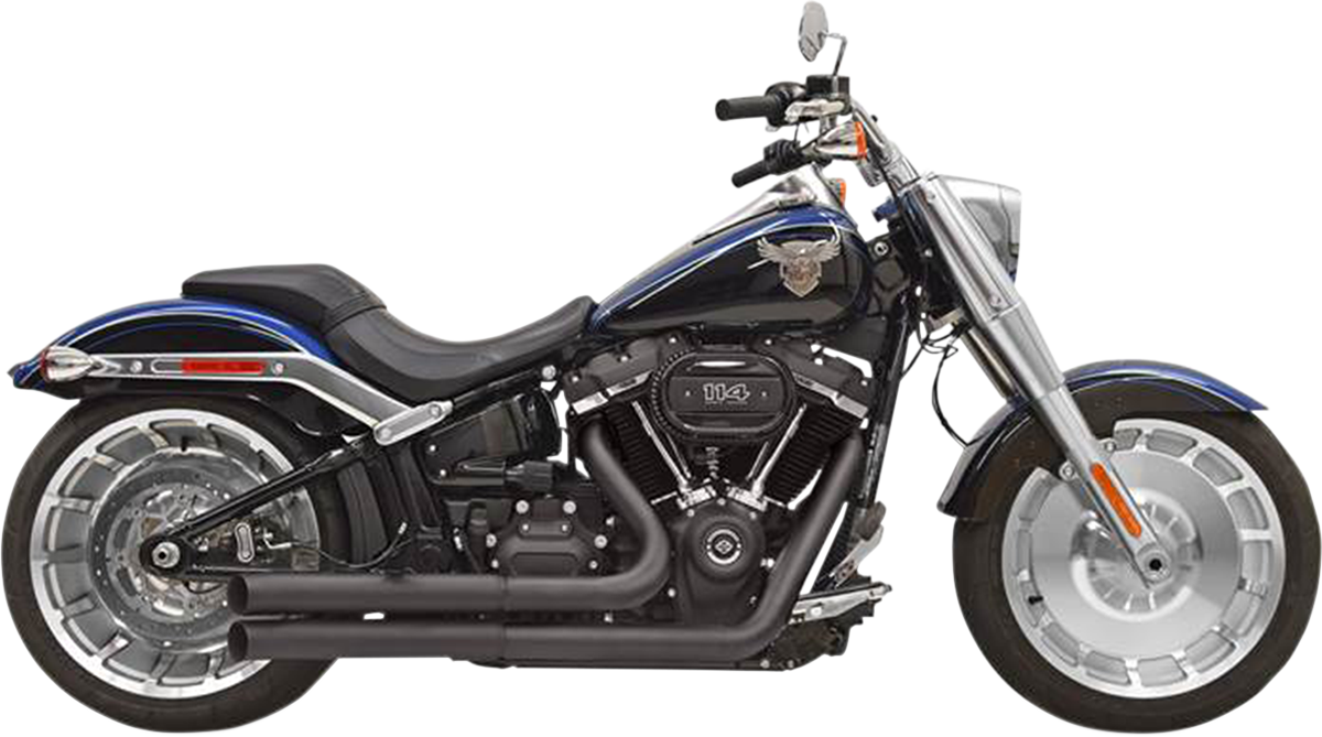 ハーレー　ファットボーイ2018 バッサーニ　フルエキマフラー 18-20 for Harley Softail Fat Boy 114 FLFBS Pro Street