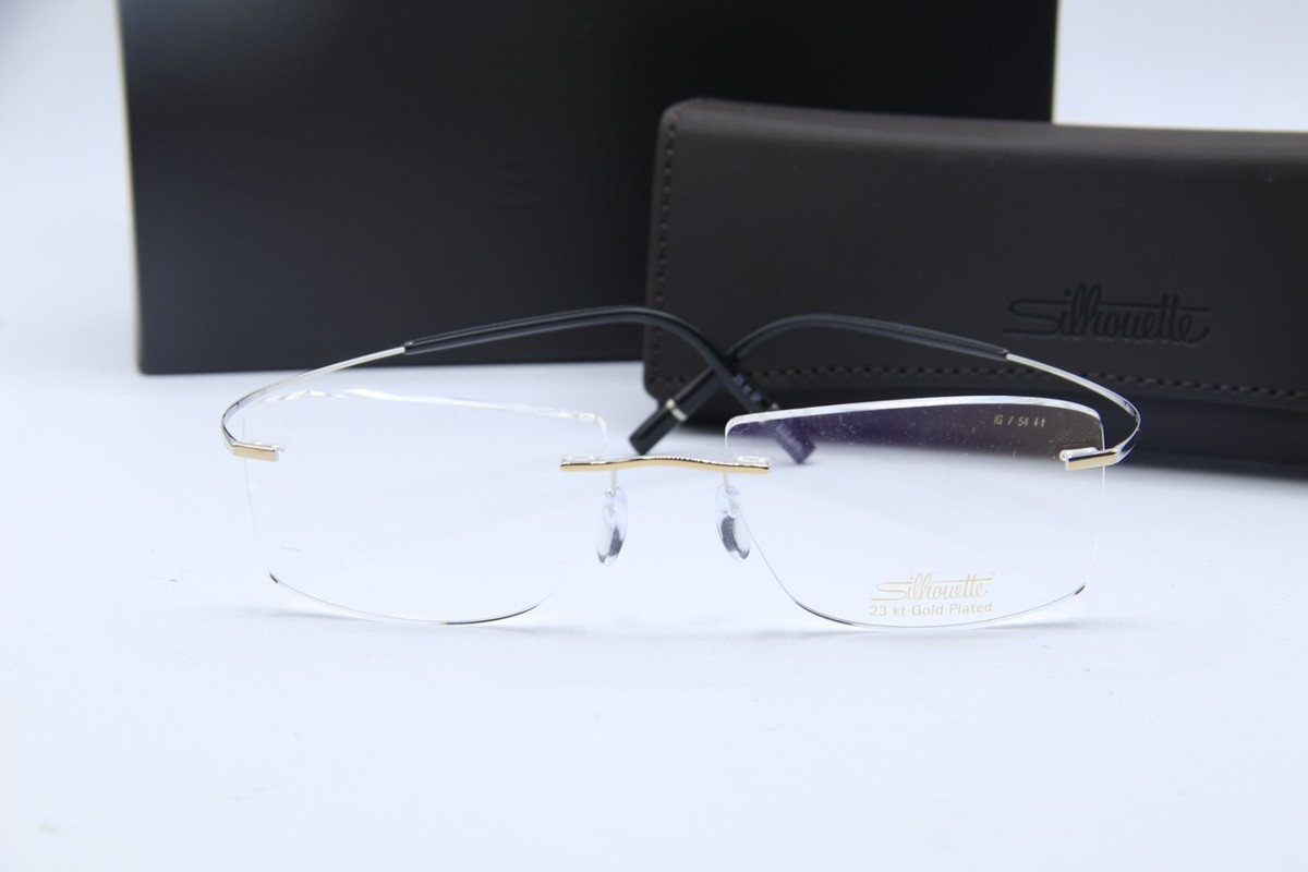 NEW SILHOUETTE 5539 IG 8180 SILVER BLACK RIMLE AUTHENTIC