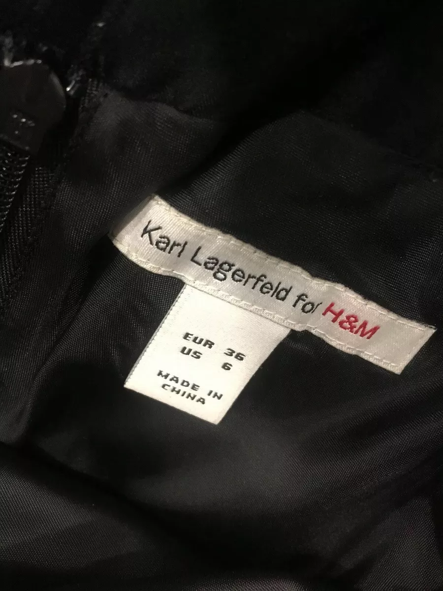 H and m store black midi dress
