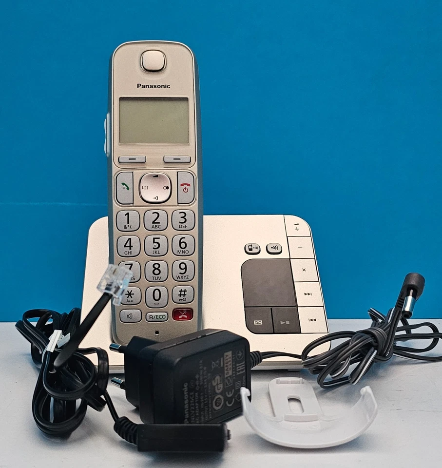 Panasonic Kx-tge260gn Schnurloses Telefon Mit Anrufbeantworter Sehr Neu - Bild 2 von 4