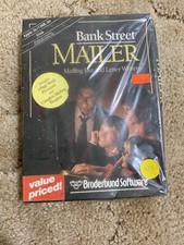 Vintage 1986 Broderbund Software Bank Street Mailer For Apple II Rare Sealed 