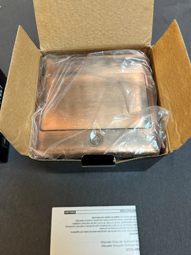 WEBANG Pop Up Floor in Antique Brass finish 15 Amp. New in box