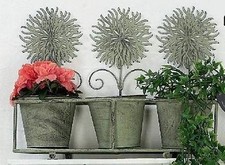 Hoff Interior 9791 Plant Pot 3-Piece Set "Hortus" 43 x 15 x 35 cm Flower