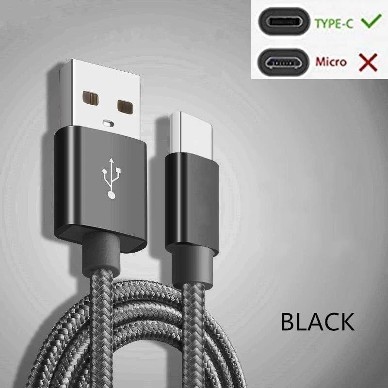 USB A to Type C Cable 6A 66W Fast Charger Braided Long Lead 0.25M 1M 2M 3M - Image 4 of 4