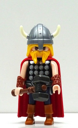 God Thor Thunder Hammer Playmobil to Donar Viking Father Odin Comic Custom Rare - Picture 2 of 8