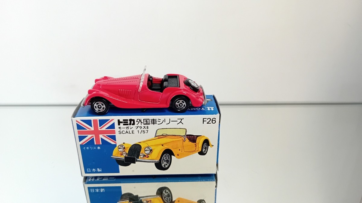 トミカミニカー　NO.F26 MORGAN PLUS 8 Tomica F26 Morgan Plus 8 Made in Japan Mint in Box | eBay