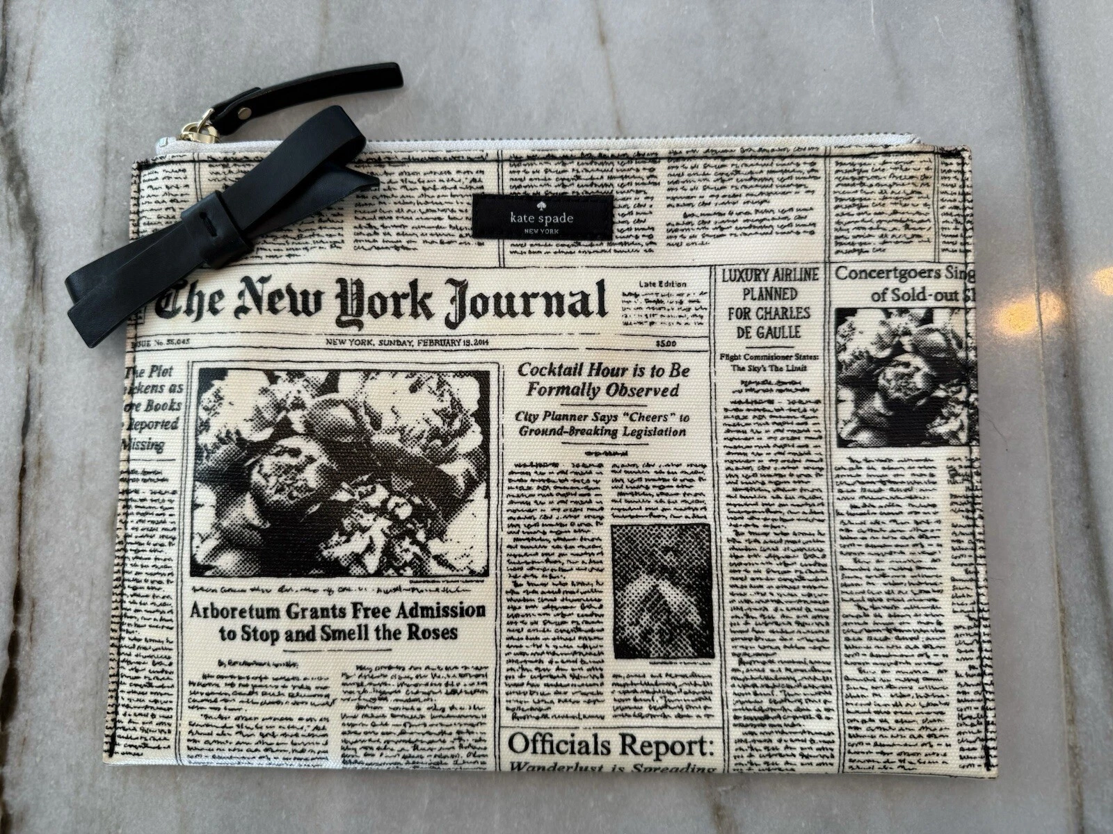 Pochette pochette Kate Spade Ooh La Bella The New York Journal stile raro