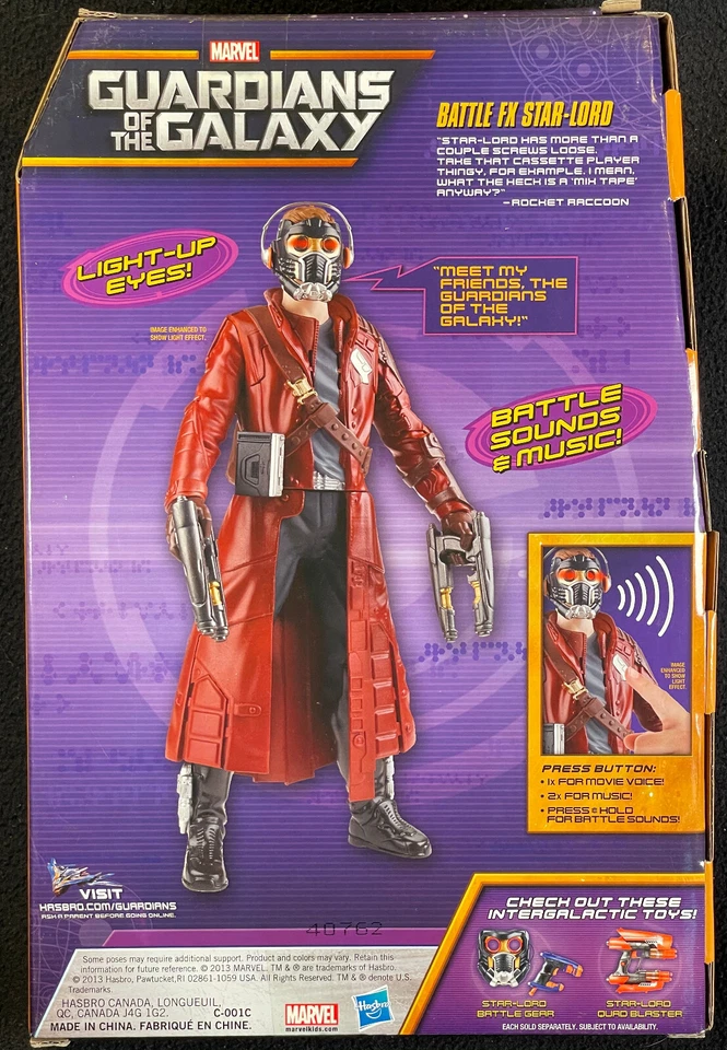 New! 2013 Hasbro 12" & 6" Guardians of the Galaxy Action Figure Collection MIB - Image 3 of 4