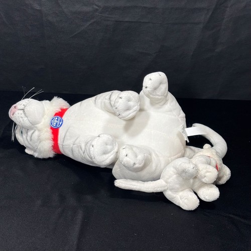 White Tiger Mom Baby Cub Ringling Bros The Greatest Show On Earth Plush Stuffed - Imagen 20 de 20