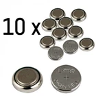 10 LR54 AG10 1.5 VOLT ALKALINE BATTERIES, FOR WATCH, BUTTON BATTERY CALCULATORS