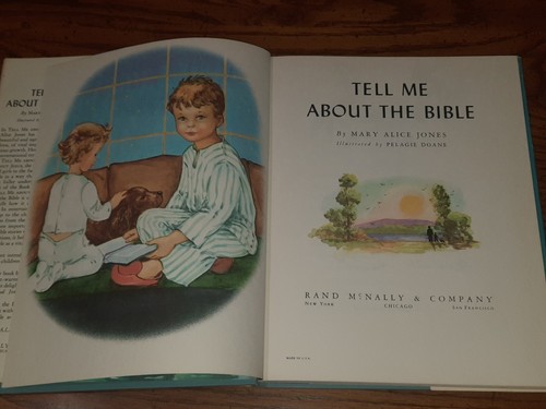 Tell Me About the Bible by Mary Alice Jones Pelagie Doane Illustrations 13th PRT - Picture 6 of 11