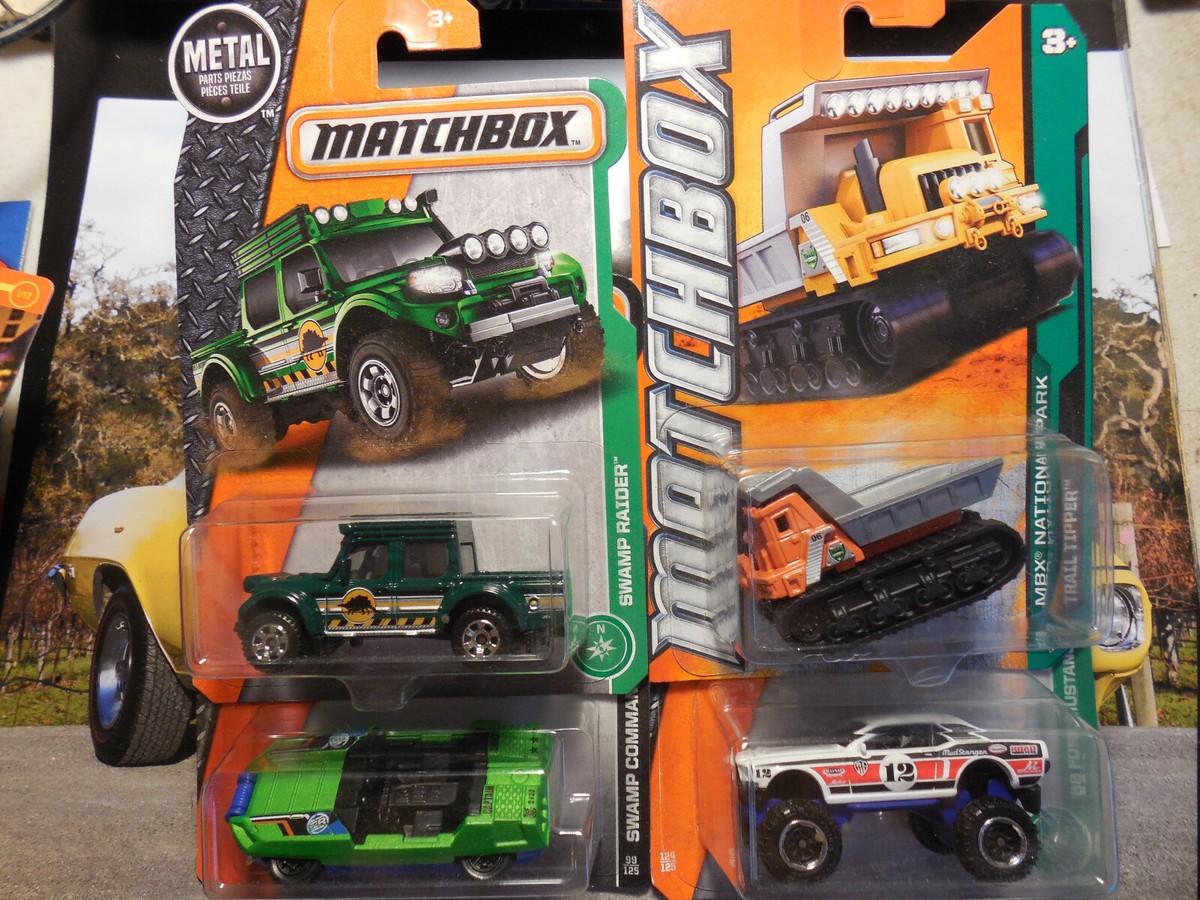 MATCHBOX SWAMP OFF ROAD LOT 4 Trail Tipper SWAMP RAIDER SWAMP
