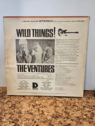 The Ventures Wild Things! Vinyl Record Visual Sound Stereo BST-2047 Dolton - Imagen 2 de 4