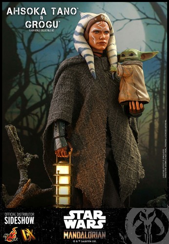 Juego de figuras a escala 1:6 de Hot Toys Star Wars Ahsoka Tano & Grogu The Mandalorian DX21 - Imagen 11 de 18