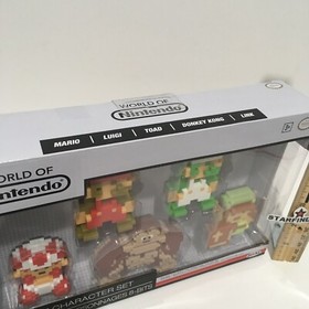 JAKKS Nintendo 8-Bit Mario Luigi Toad Donkey Kong Link Zelda 5 NES Figurines SEE