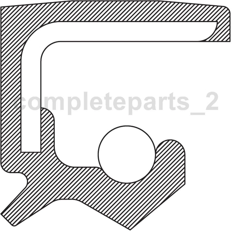 2 Sello del árbol de levas del motor para Audi 100 2,8 L Audi 100 Quattro 2,8 L Audi 4000 1,8 L Foto 4 de 4