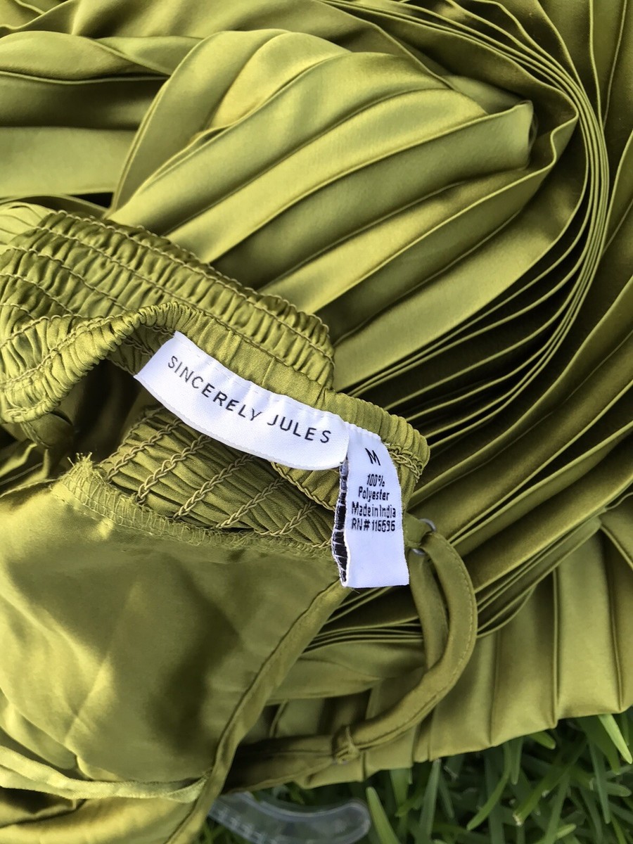sincerely jules green dress Olive Modal Waist Tie Dress Olive / XS main image 1