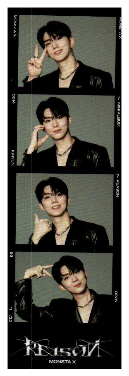 MONSTAX MINHYUK NFL SELFIE PHOTOCARD SET