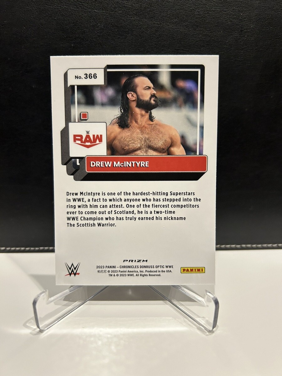 Drew McIntyre - Optic Silver Wave Prizm - 2023 Panini WWE
