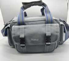 Profoto Large Grey  Blue Nylon Camera / Camcorder  Bag Accessories