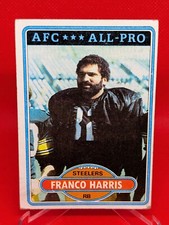1980 Topps Football # 400 Franco Harris HOF Running Back Pittsburgh Steelers