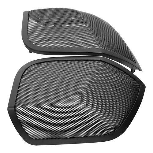 5x7'' Saddlebag Lids Speaker Grills Fit For Harley Touring 14-24 Black Denim - Picture 4 of 5