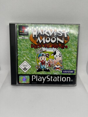 Harvest Moon Back To Nature PS1 - Sony Playstation Spiel OVP ohne Anleitung Rar