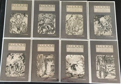 Cinema Purgatorio #1 Through #8 Complete Set of Ancient Tome Premium Covers  NM