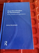 Rural Electrification for Development by Mohan Munasinghe (2019, Hardcover)