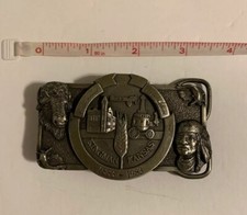 Vintage Belt Buckle 1883-1983 Centennial Celebration Kingman Kansas Numbered