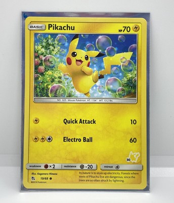 PIKACHU DECK #30 Pokemon PIKACHU 19/68 COMMON BATTLE ACADEMY PIKACHU DECK #30 Pokemon PIKACHU 19/68 COMMON BATTLE ACADEMY