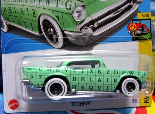 Hot Wheels 2024 Mainline Case N " '57 Chevy " HW Art Cars 6/10 - Picture 2 of 2