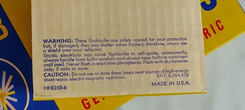 Vtg Box of 12 GE General Electric 5B Rhenium Flashbulbs Camera NOS Graffic - Picture 17 of 20