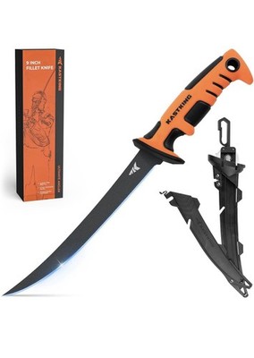9 Inch Fillet Knife, Razor Sharp Corrosion-Resistant Vanadium Stainl